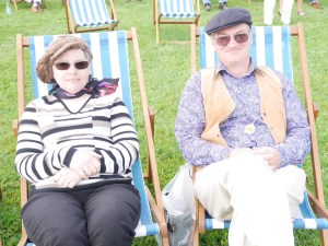 Enjoying the British sun !